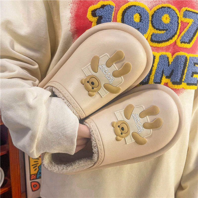 MAX2027 Fashion Fluffy Slippers Winter Warm Home Indoor Shoes Soft Cute Cartoon Модные тапочки, теплая домашняя обувь, мягкий милый мультяшный