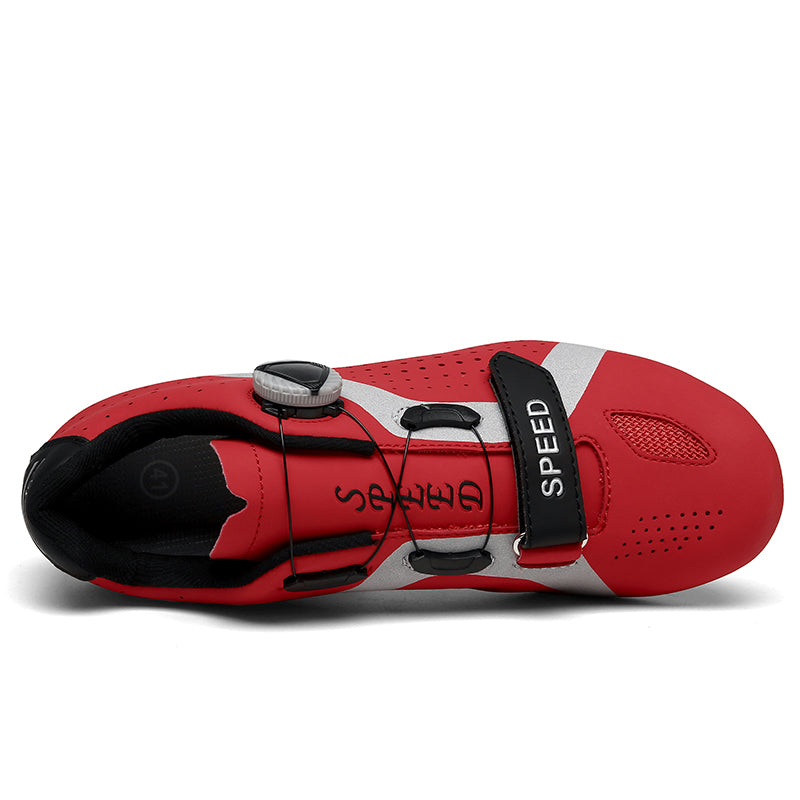 Q006 Professional Racing Road Cycling Shoes MTB Flat Ultralight Self-Locking Bike Cleat Shoes Breathable Профессиональная гоночная шоссейная велосипедная обувь MTB Flat Ultralight Self-Lock Bike Cleat Shoes Дышащая