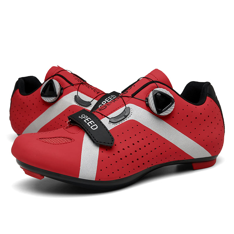 Q006 Professional Racing Road Cycling Shoes MTB Flat Ultralight Self-Locking Bike Cleat Shoes Breathable Профессиональная гоночная шоссейная велосипедная обувь MTB Flat Ultralight Self-Lock Bike Cleat Shoes Дышащая