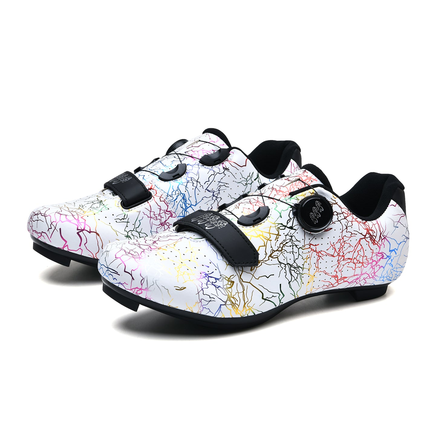 896-2 Self-locking Cycling Shoes Road Hard Soled Bicycle Unisex Shoes Самоблокирующиеся велосипедные туфли Шоссейные велосипедные туфли унисекс с жесткой подошвой