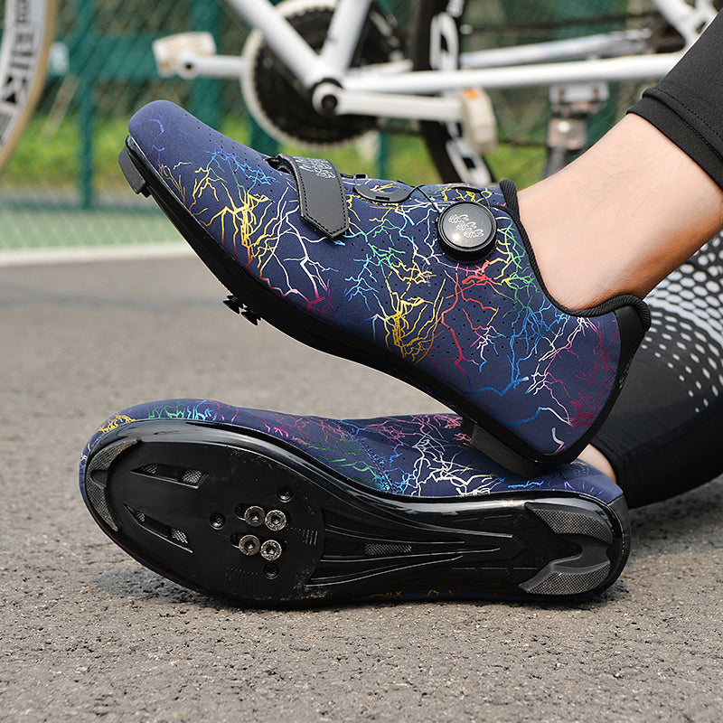 896-2 Self-locking Cycling Shoes Road Hard Soled Bicycle Unisex Shoes Самоблокирующиеся велосипедные туфли Шоссейные велосипедные туфли унисекс с жесткой подошвой