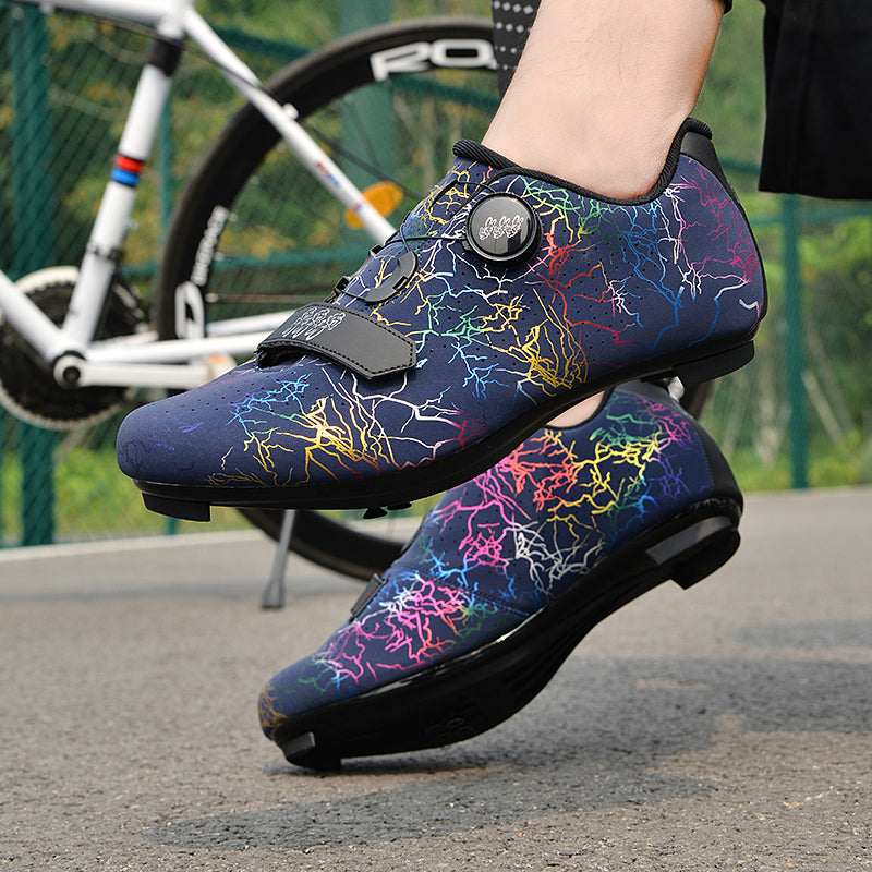 896-2 Self-locking Cycling Shoes Road Hard Soled Bicycle Unisex Shoes Самоблокирующиеся велосипедные туфли Шоссейные велосипедные туфли унисекс с жесткой подошвой