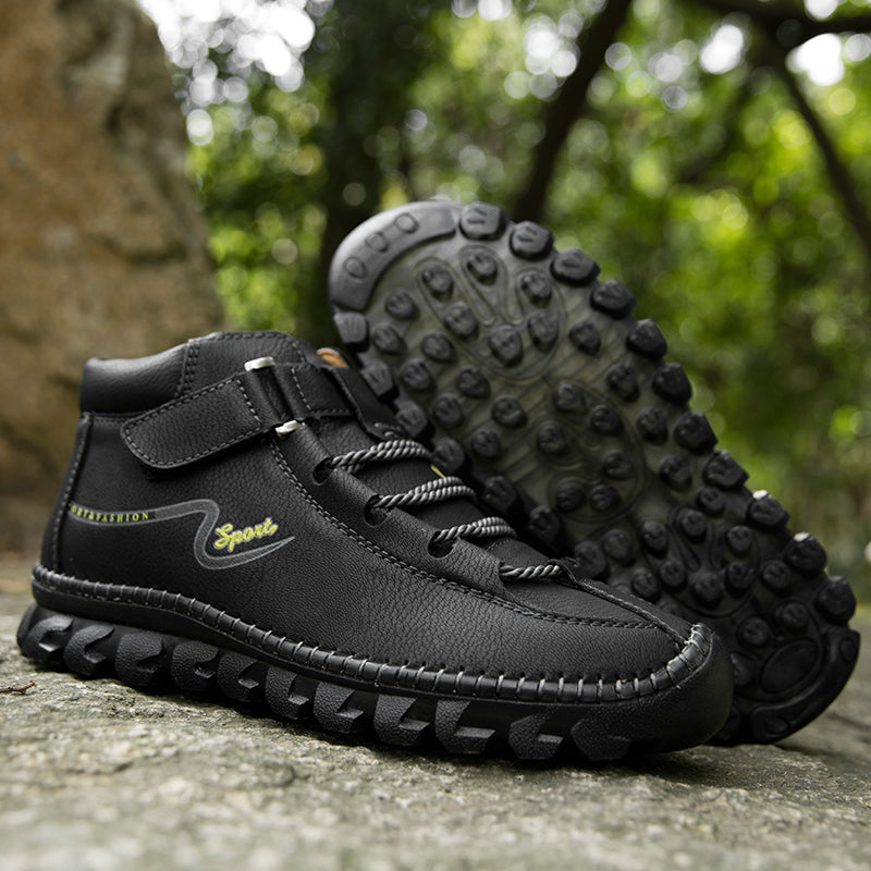 New Men's Ankle Boots Hand Stitching Western Boots Classic Fashion Men's Motorcycle Boots Outdoor Men's Work Boots Big Size12 Rachel 7008