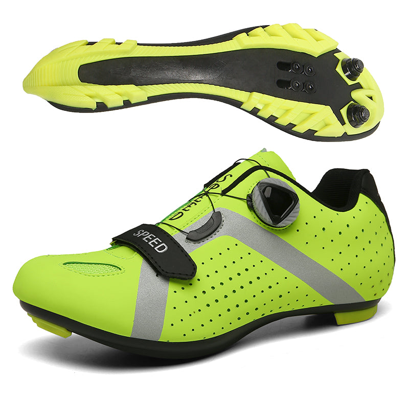 Q006 Professional Racing Road Cycling Shoes MTB Flat Ultralight Self-Locking Bike Cleat Shoes Breathable Профессиональная гоночная шоссейная велосипедная обувь MTB Flat Ultralight Self-Lock Bike Cleat Shoes Дышащая