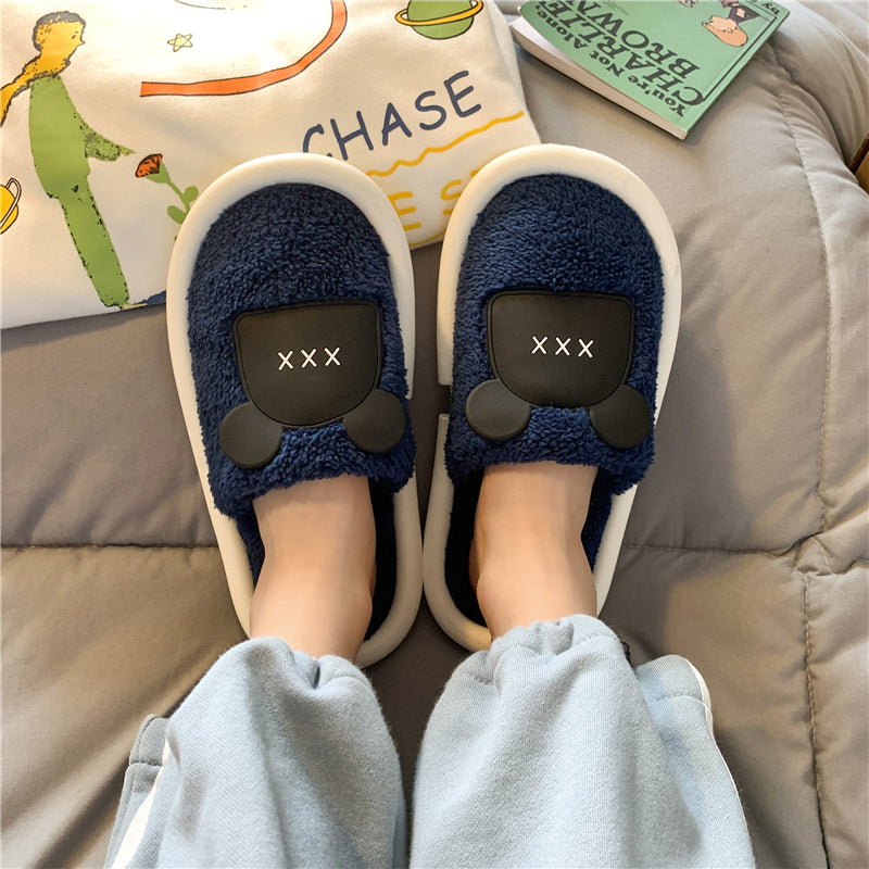 MAX0112-3 Fashion Fluffy Slippers Winter Warm Home Indoor Shoes Soft Cute Cartoon Модные тапочки, теплая домашняя обувь, мягкий милый мультяшный