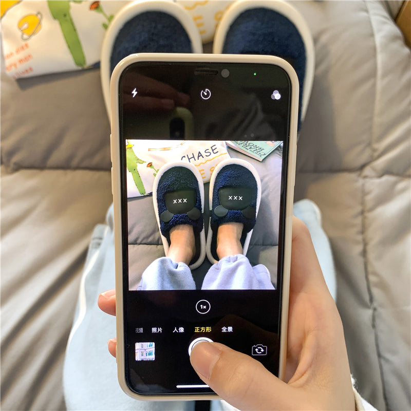 MAX0112-3 Fashion Fluffy Slippers Winter Warm Home Indoor Shoes Soft Cute Cartoon Модные тапочки, теплая домашняя обувь, мягкий милый мультяшный