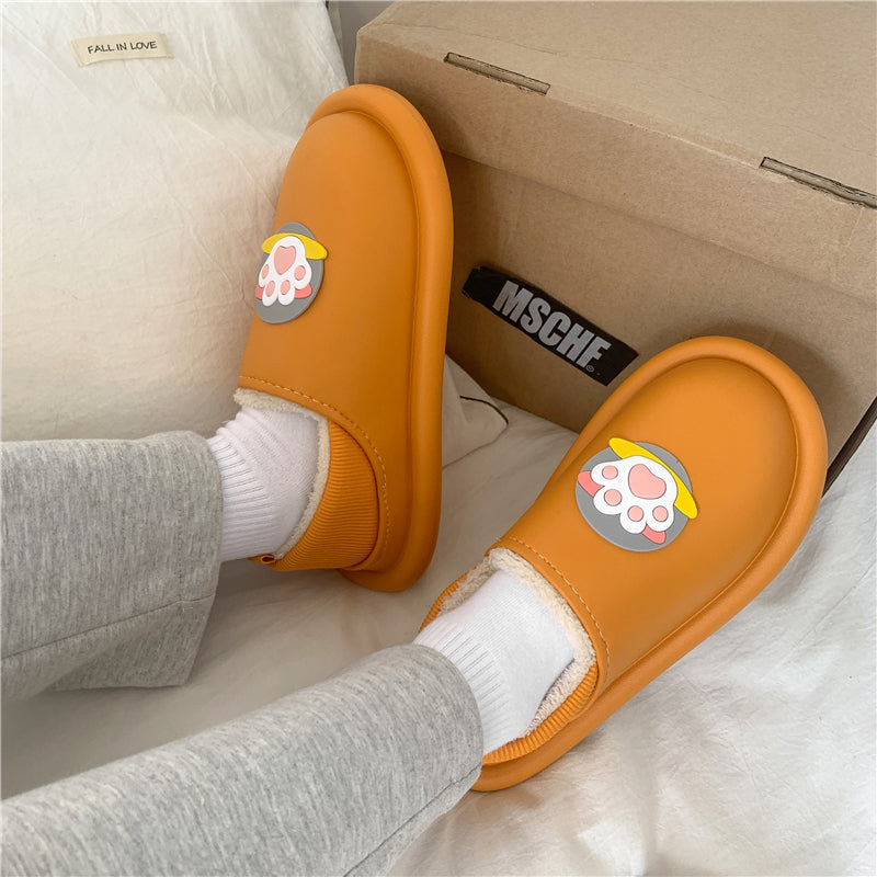 MAX0119-3Fashion Fluffy Slippers Winter Warm Home Indoor Shoes Soft Cute Cartoon Модные тапочки, теплая домашняя обувь, мягкий милый мультяшный