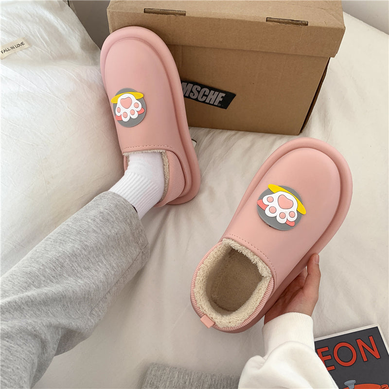 MAX0119-3Fashion Fluffy Slippers Winter Warm Home Indoor Shoes Soft Cute Cartoon Модные тапочки, теплая домашняя обувь, мягкий милый мультяшный