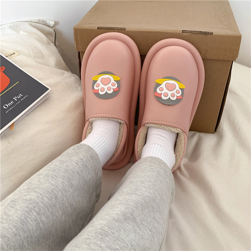 MAX0119-3Fashion Fluffy Slippers Winter Warm Home Indoor Shoes Soft Cute Cartoon Модные тапочки, теплая домашняя обувь, мягкий милый мультяшный