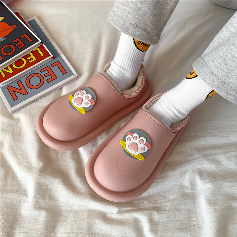 MAX0119-3Fashion Fluffy Slippers Winter Warm Home Indoor Shoes Soft Cute Cartoon Модные тапочки, теплая домашняя обувь, мягкий милый мультяшный
