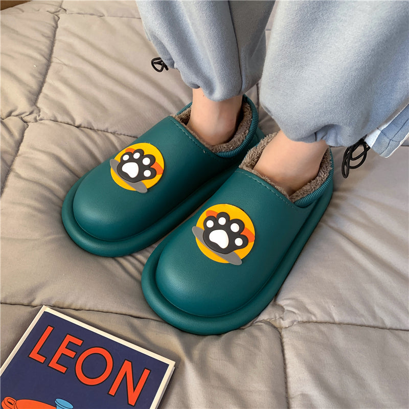 MAX0119-3Fashion Fluffy Slippers Winter Warm Home Indoor Shoes Soft Cute Cartoon Модные тапочки, теплая домашняя обувь, мягкий милый мультяшный