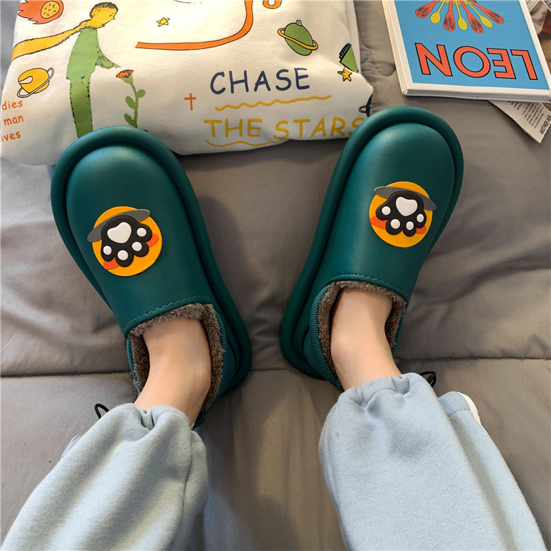 MAX0119-3Fashion Fluffy Slippers Winter Warm Home Indoor Shoes Soft Cute Cartoon Модные тапочки, теплая домашняя обувь, мягкий милый мультяшный