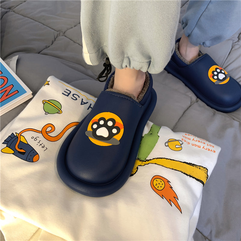 MAX0119-3Fashion Fluffy Slippers Winter Warm Home Indoor Shoes Soft Cute Cartoon Модные тапочки, теплая домашняя обувь, мягкий милый мультяшный