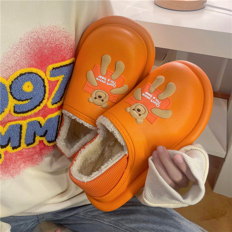 MAX2027 Fashion Fluffy Slippers Winter Warm Home Indoor Shoes Soft Cute Cartoon Модные тапочки, теплая домашняя обувь, мягкий милый мультяшный