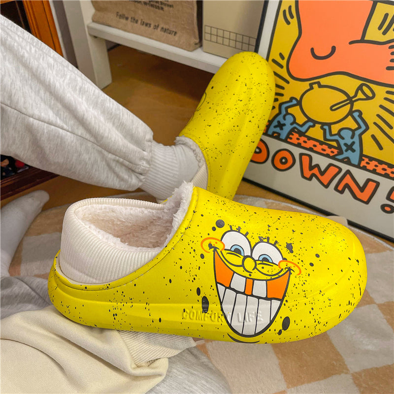 MAX0210-1 Fashion Fluffy Slippers Winter Warm Home Indoor Shoes Soft Cute Cartoon Модные тапочки, теплая домашняя обувь, мягкий милый мультяшный