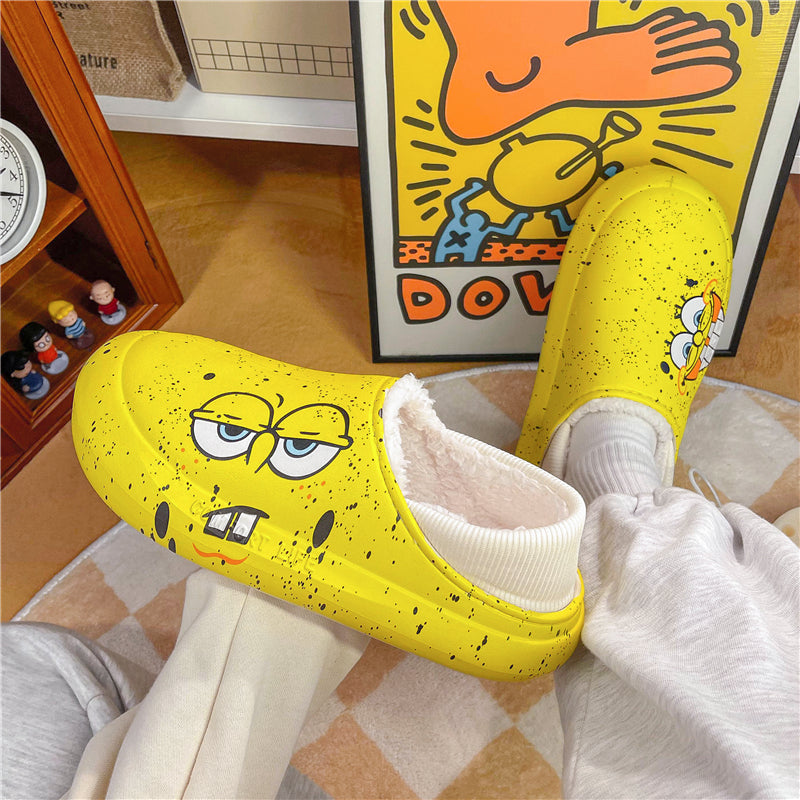 MAX0210-1 Fashion Fluffy Slippers Winter Warm Home Indoor Shoes Soft Cute Cartoon Модные тапочки, теплая домашняя обувь, мягкий милый мультяшный