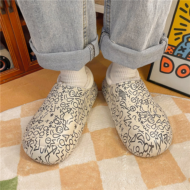 MAX0210-1 Fashion Fluffy Slippers Winter Warm Home Indoor Shoes Soft Cute Cartoon Модные тапочки, теплая домашняя обувь, мягкий милый мультяшный