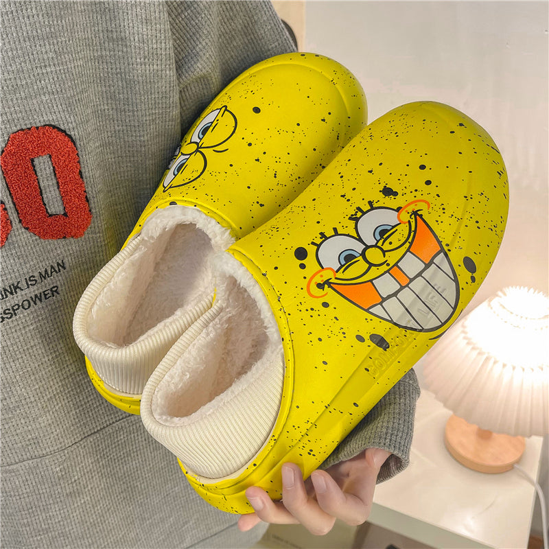 MAX0210-1 Fashion Fluffy Slippers Winter Warm Home Indoor Shoes Soft Cute Cartoon Модные тапочки, теплая домашняя обувь, мягкий милый мультяшный