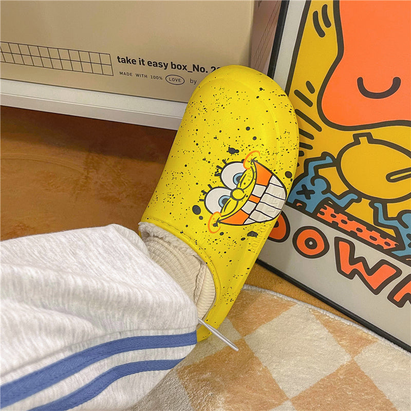 MAX0210-1 Fashion Fluffy Slippers Winter Warm Home Indoor Shoes Soft Cute Cartoon Модные тапочки, теплая домашняя обувь, мягкий милый мультяшный