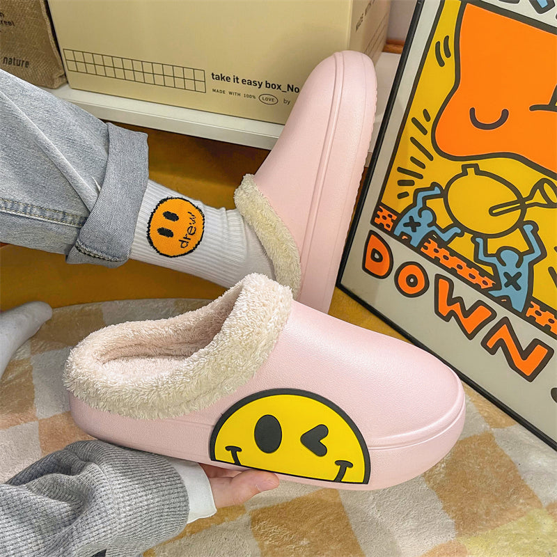 Max0147 Fashion Fluffy Slippers Winter Warm Home Indoor Shoes Soft Cute Cartoon Модные тапочки, теплая домашняя обувь, мягкий милый мультяшный