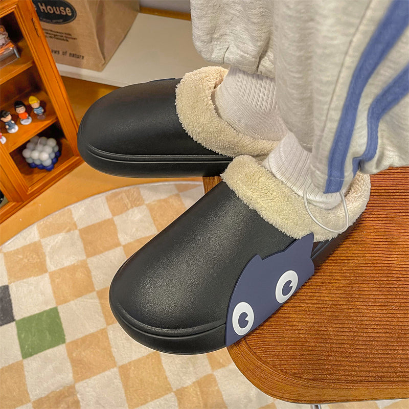 MAX0148-1 Fashion Fluffy Slippers Winter Warm Home Indoor Shoes Soft Cute Cartoon Модные тапочки, теплая домашняя обувь, мягкий милый мультяшный