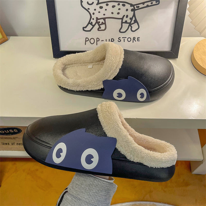 MAX0148-1 Fashion Fluffy Slippers Winter Warm Home Indoor Shoes Soft Cute Cartoon Модные тапочки, теплая домашняя обувь, мягкий милый мультяшный
