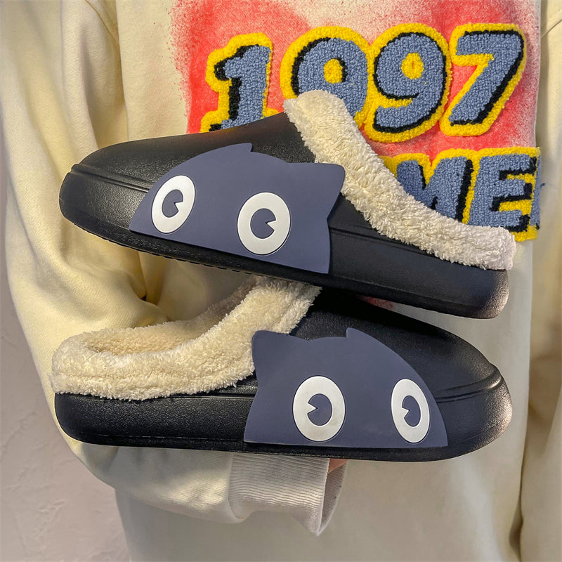 MAX0148-1 Fashion Fluffy Slippers Winter Warm Home Indoor Shoes Soft Cute Cartoon Модные тапочки, теплая домашняя обувь, мягкий милый мультяшный