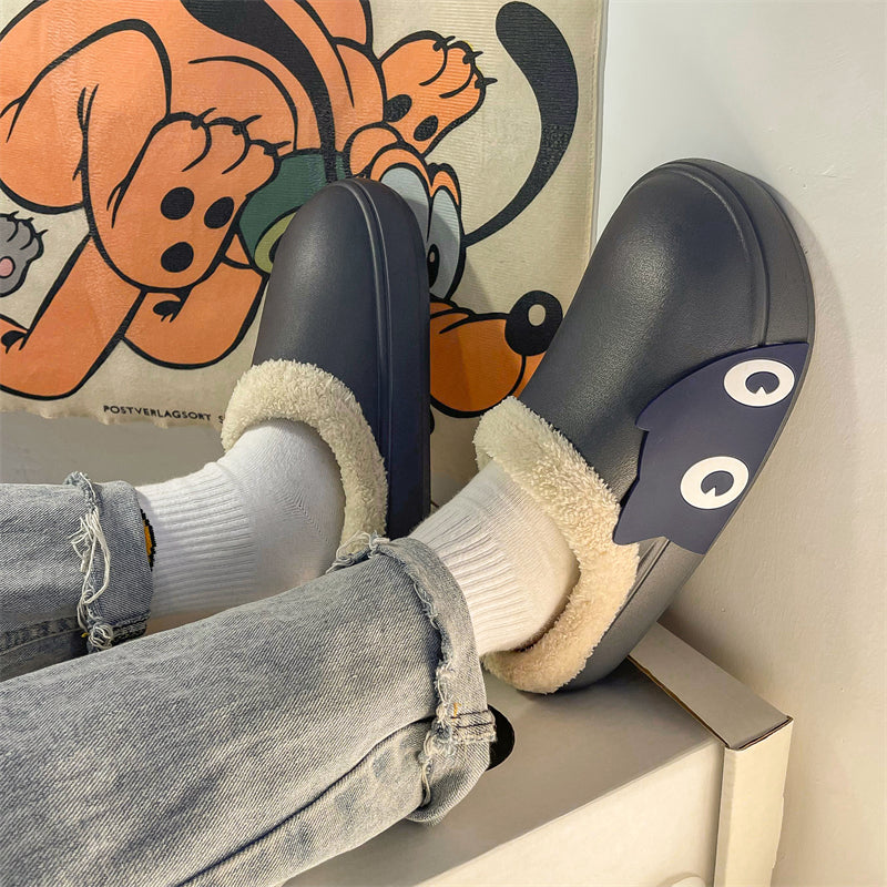 MAX0148-1 Fashion Fluffy Slippers Winter Warm Home Indoor Shoes Soft Cute Cartoon Модные тапочки, теплая домашняя обувь, мягкий милый мультяшный