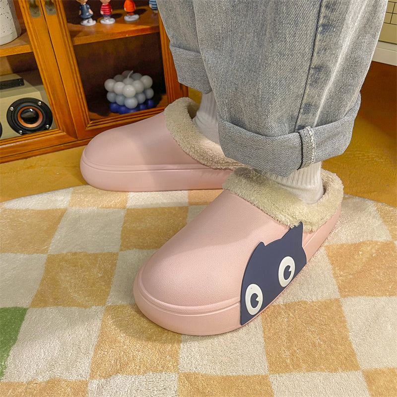 MAX0148-1 Fashion Fluffy Slippers Winter Warm Home Indoor Shoes Soft Cute Cartoon Модные тапочки, теплая домашняя обувь, мягкий милый мультяшный