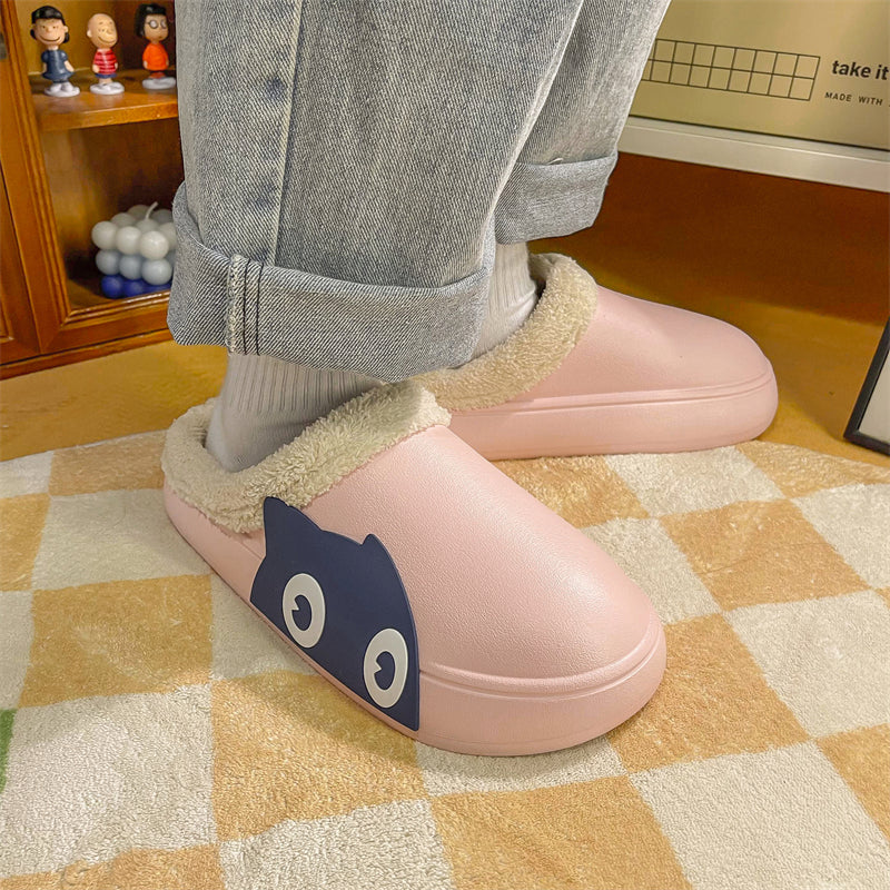 MAX0148-1 Fashion Fluffy Slippers Winter Warm Home Indoor Shoes Soft Cute Cartoon Модные тапочки, теплая домашняя обувь, мягкий милый мультяшный