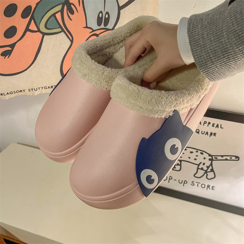 MAX0148-1 Fashion Fluffy Slippers Winter Warm Home Indoor Shoes Soft Cute Cartoon Модные тапочки, теплая домашняя обувь, мягкий милый мультяшный
