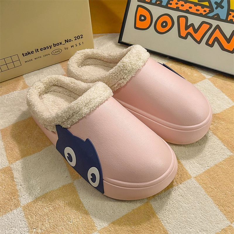 MAX0148-1 Fashion Fluffy Slippers Winter Warm Home Indoor Shoes Soft Cute Cartoon Модные тапочки, теплая домашняя обувь, мягкий милый мультяшный