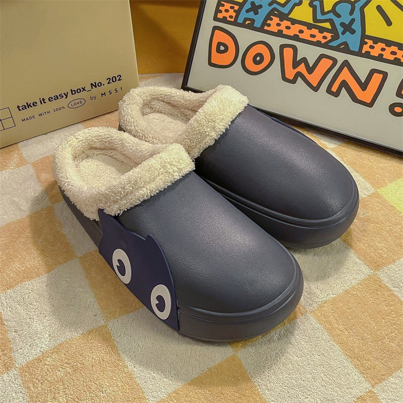 MAX0148-1 Fashion Fluffy Slippers Winter Warm Home Indoor Shoes Soft Cute Cartoon Модные тапочки, теплая домашняя обувь, мягкий милый мультяшный