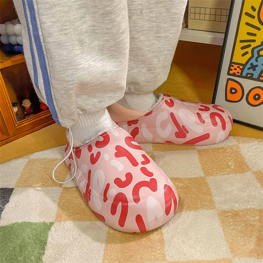 Max0214 Fashion Fluffy Slippers Winter Warm Home Indoor Shoes Soft Cute Cartoon Модные тапочки, теплая домашняя обувь, мягкий милый мультяшный