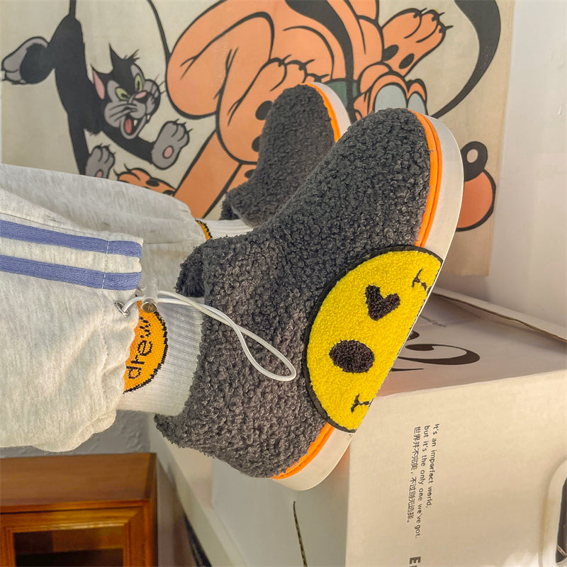 MAX0193 Fashion Fluffy Slippers Winter Warm Home Indoor Shoes Soft Cute Cartoon Модные тапочки, теплая домашняя обувь, мягкий милый мультяшный