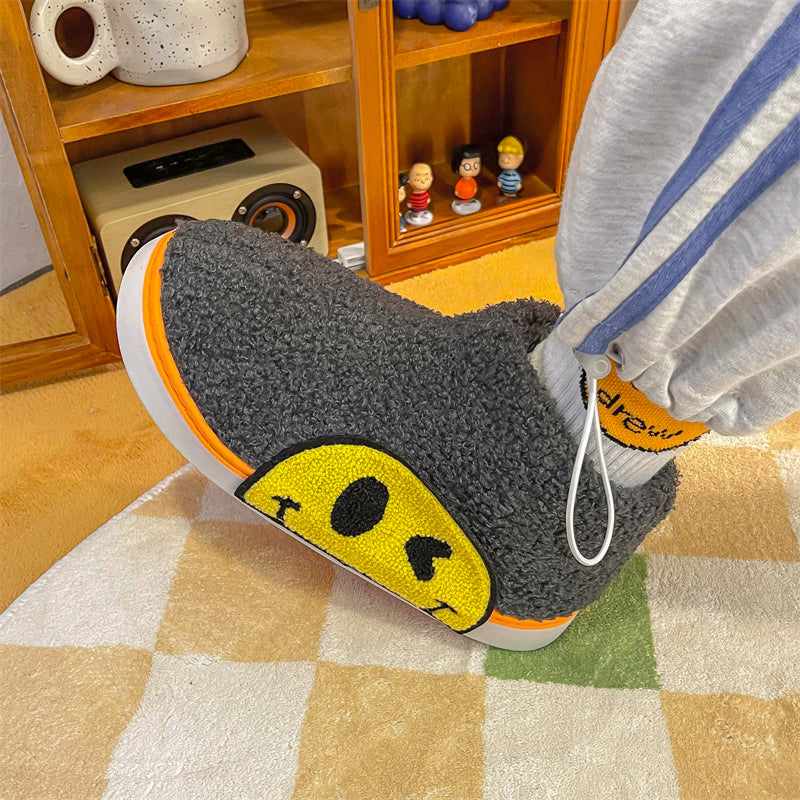 MAX0193 Fashion Fluffy Slippers Winter Warm Home Indoor Shoes Soft Cute Cartoon Модные тапочки, теплая домашняя обувь, мягкий милый мультяшный