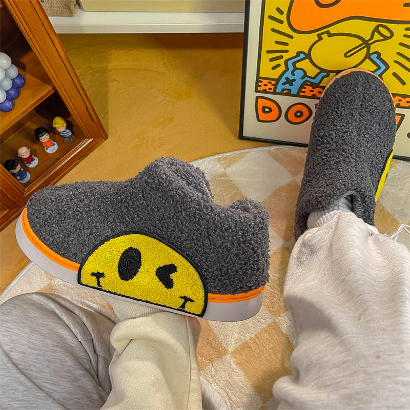 MAX0193 Fashion Fluffy Slippers Winter Warm Home Indoor Shoes Soft Cute Cartoon Модные тапочки, теплая домашняя обувь, мягкий милый мультяшный