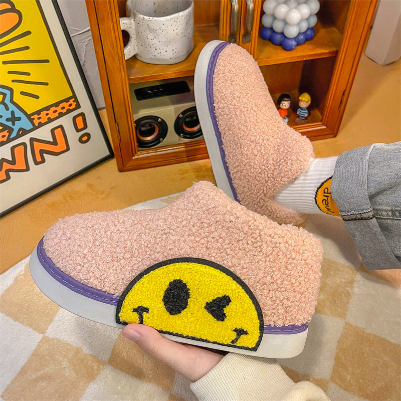 MAX0193 Fashion Fluffy Slippers Winter Warm Home Indoor Shoes Soft Cute Cartoon Модные тапочки, теплая домашняя обувь, мягкий милый мультяшный