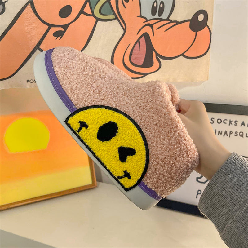 MAX0193 Fashion Fluffy Slippers Winter Warm Home Indoor Shoes Soft Cute Cartoon Модные тапочки, теплая домашняя обувь, мягкий милый мультяшный