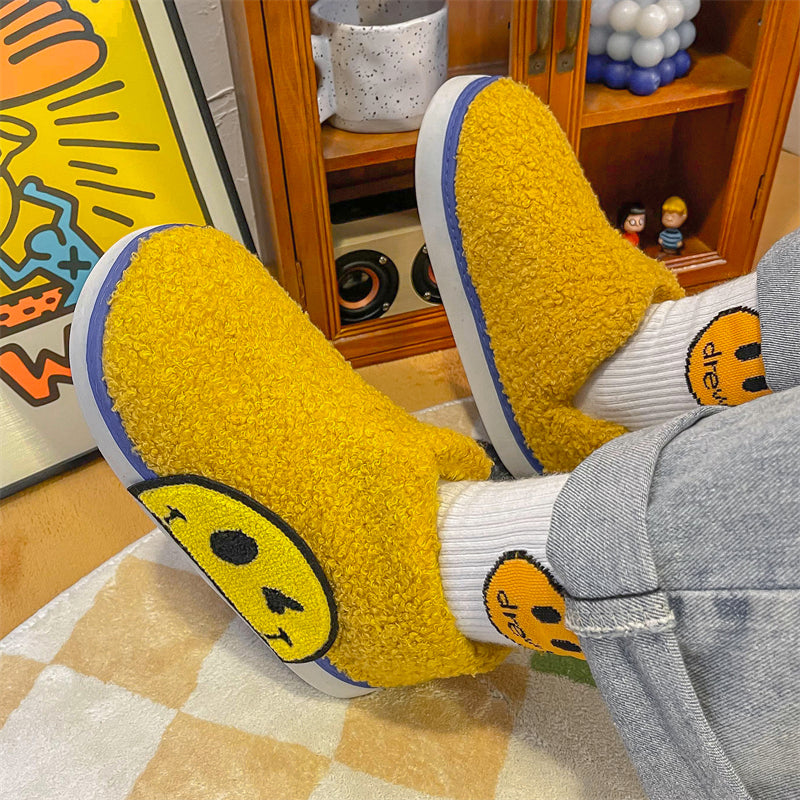 MAX0193 Fashion Fluffy Slippers Winter Warm Home Indoor Shoes Soft Cute Cartoon Модные тапочки, теплая домашняя обувь, мягкий милый мультяшный