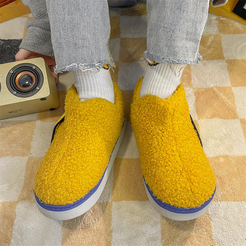 MAX0193 Fashion Fluffy Slippers Winter Warm Home Indoor Shoes Soft Cute Cartoon Модные тапочки, теплая домашняя обувь, мягкий милый мультяшный