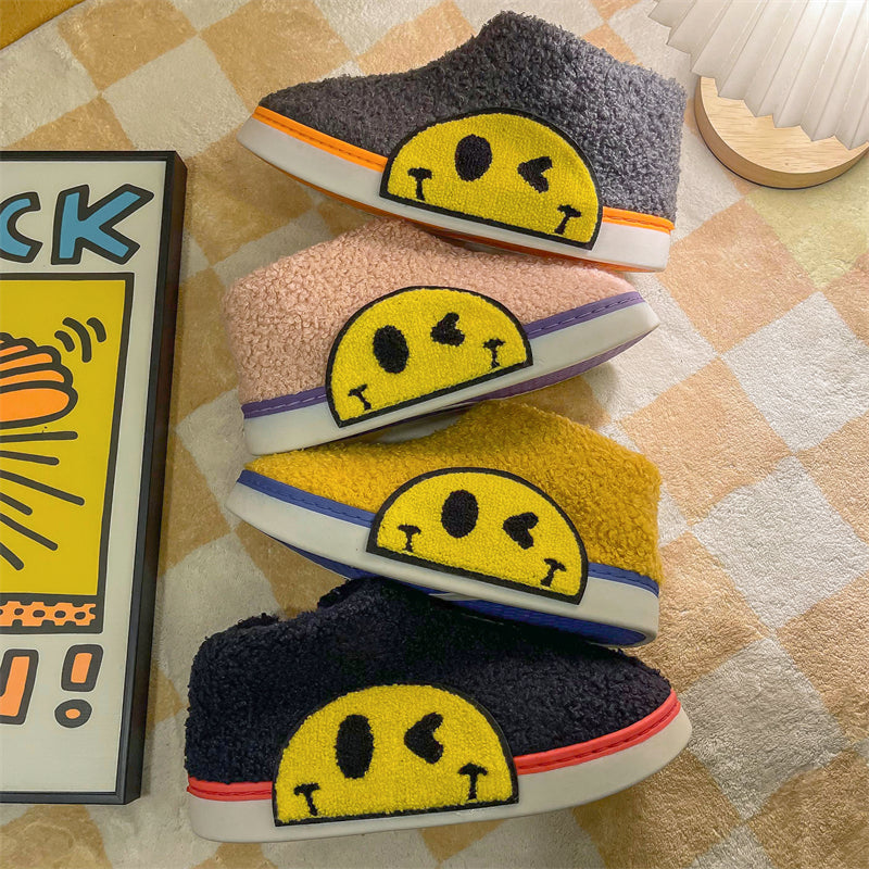 MAX0193 Fashion Fluffy Slippers Winter Warm Home Indoor Shoes Soft Cute Cartoon Модные тапочки, теплая домашняя обувь, мягкий милый мультяшный