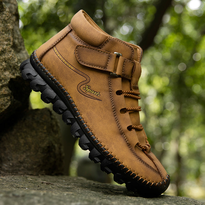 New Men's Ankle Boots Hand Stitching Western Boots Classic Fashion Men's Motorcycle Boots Outdoor Men's Work Boots Big Size12 Rachel 7008