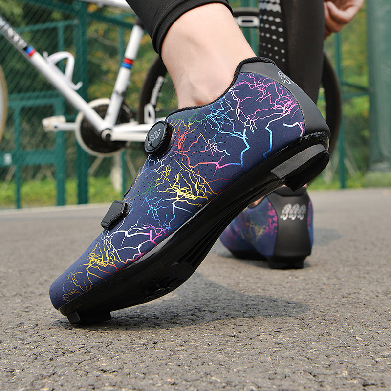 896-2 Self-locking Cycling Shoes Road Hard Soled Bicycle Unisex Shoes Самоблокирующиеся велосипедные туфли Шоссейные велосипедные туфли унисекс с жесткой подошвой