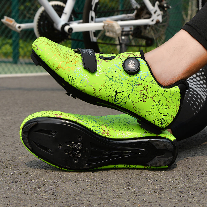 896-2 Self-locking Cycling Shoes Road Hard Soled Bicycle Unisex Shoes Самоблокирующиеся велосипедные туфли Шоссейные велосипедные туфли унисекс с жесткой подошвой