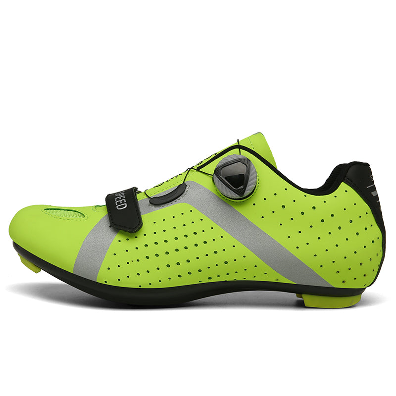 Q006 Professional Racing Road Cycling Shoes MTB Flat Ultralight Self-Locking Bike Cleat Shoes Breathable Профессиональная гоночная шоссейная велосипедная обувь MTB Flat Ultralight Self-Lock Bike Cleat Shoes Дышащая