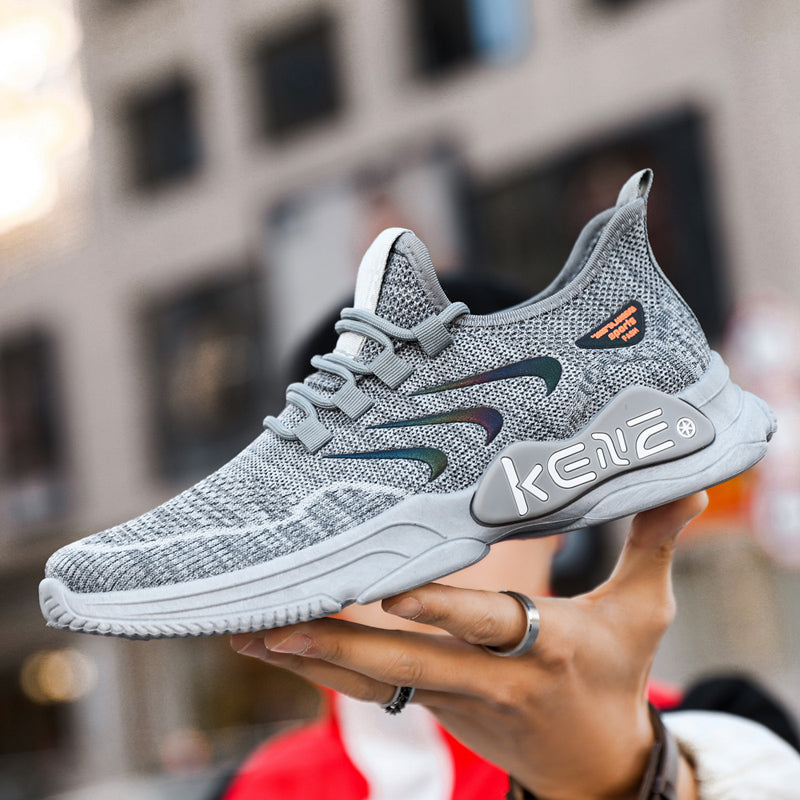 Men's Lightweight Running Casual Shoes Spring Mesh Breathable Sneakers Mujer Walking Shoes Boys Sneakers Rhonda ZM56