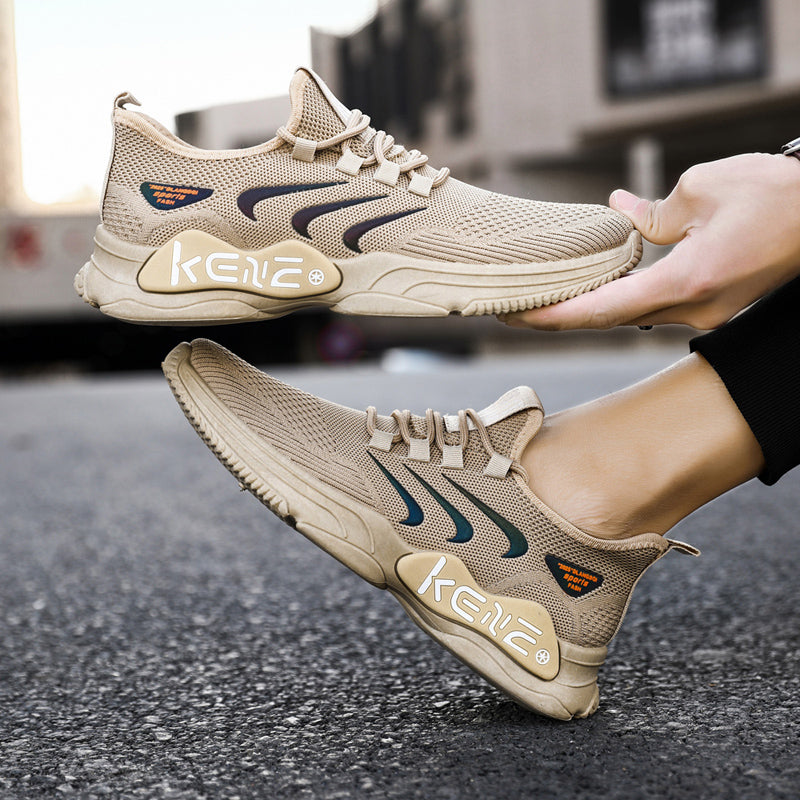 Men's Lightweight Running Casual Shoes Spring Mesh Breathable Sneakers Mujer Walking Shoes Boys Sneakers Rhonda ZM56