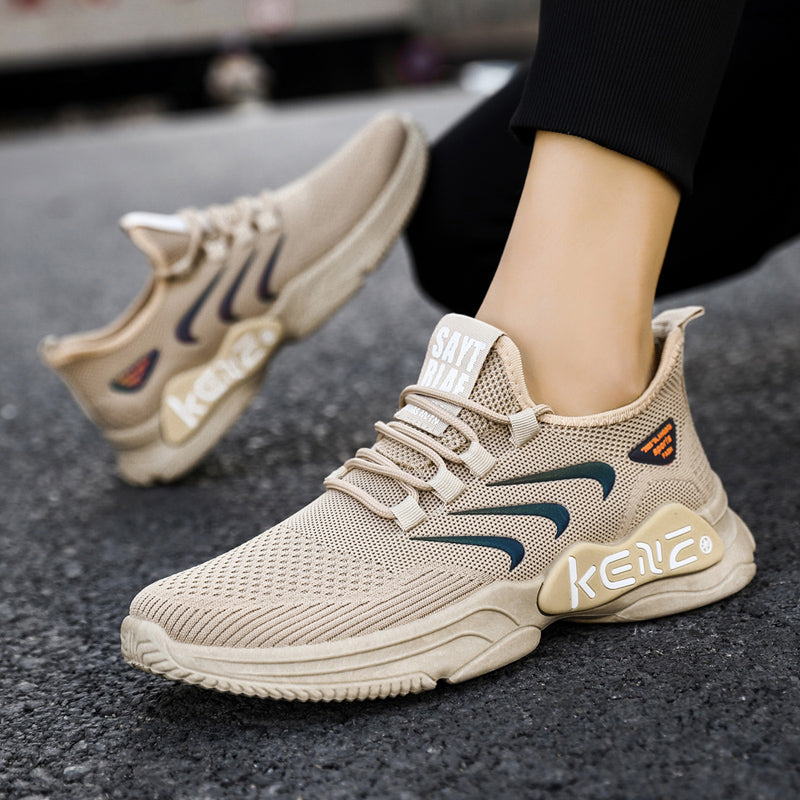 Men's Lightweight Running Casual Shoes Spring Mesh Breathable Sneakers Mujer Walking Shoes Boys Sneakers Rhonda ZM56
