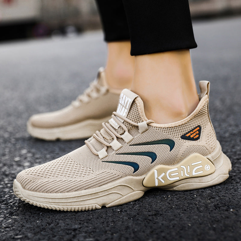 Men's Lightweight Running Casual Shoes Spring Mesh Breathable Sneakers Mujer Walking Shoes Boys Sneakers Rhonda ZM56